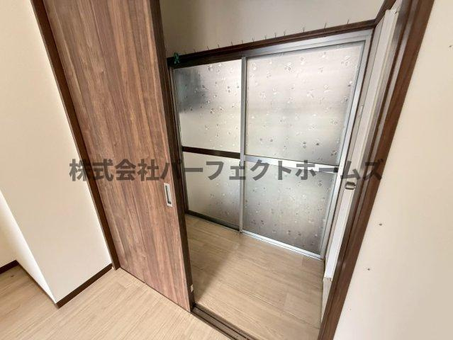 高柳文化の洗面所|脱衣スペースもあります