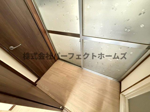 高柳文化の洗面所|脱衣スペースもあります