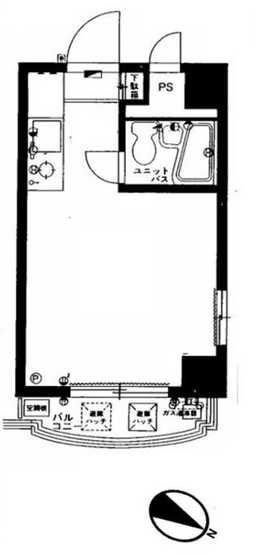 【間取り】 | ヒルクレスト駒込 | 北東の角部屋なので、陽当たり・通風良好です！