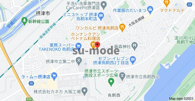 アジュール鳥飼の地図