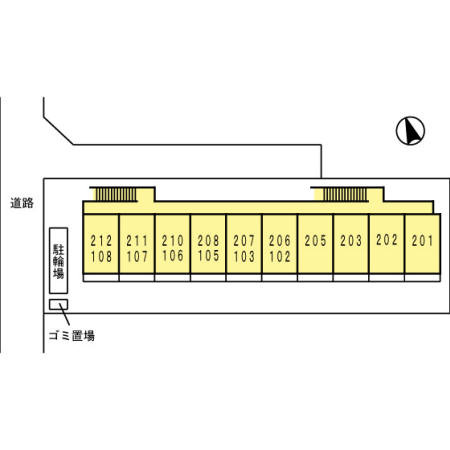 プレアディス2000の区画図