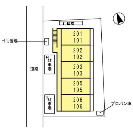 フォルトゥーナの区画図