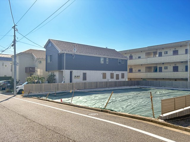 宅地分譲［世田谷区野毛１丁目］の前面道路含む現地写真|東急大井町線『等々力』駅まで徒歩１２m／『尾山台』駅まで徒歩１７分