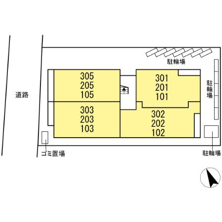 D-PRECIOUS武蔵野の区画図