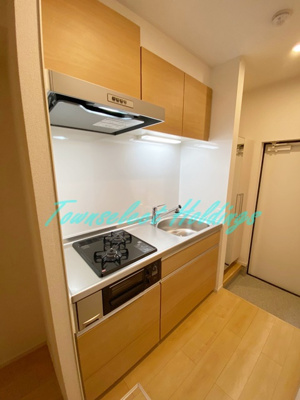 【キッチン】 | パルティール | 【都市ガス】ビルドイン2口ガスキッチン♪収納豊富