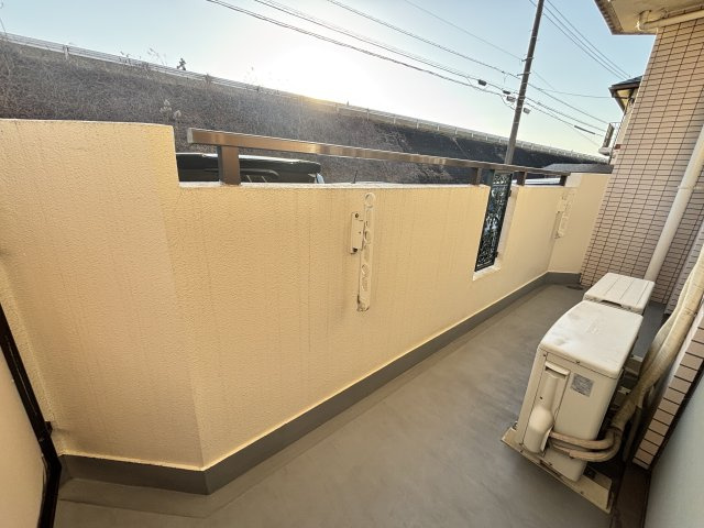 川口市元郷３丁目の賃貸マンションのバルコニー