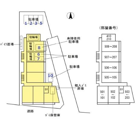 シルフィッドの区画図