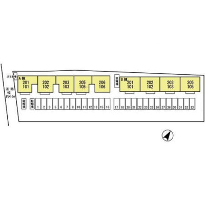 【区画図】 | サワーフローラA棟 | ☆明石市　サワーフローラ☆