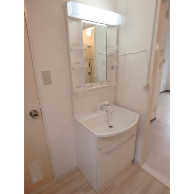 【洗面所】 | 平野マンション | コンパクトで使いやすい洗面所