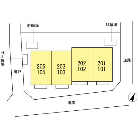 キールマルティーニの区画図