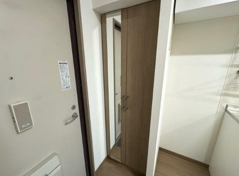 熊本市中央区新屋敷３丁目の賃貸マンションの玄関