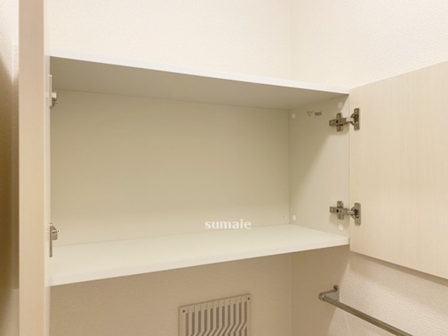アレーズKの収納|トイレにも収納スペースあります！