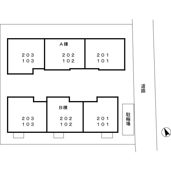 アバンティ Ⅰの区画図