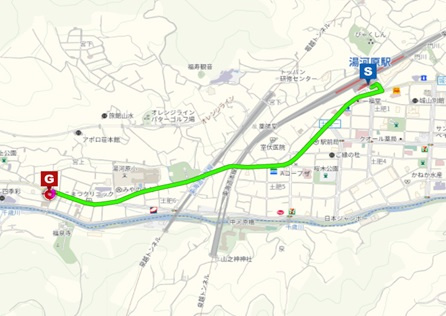シャリエ湯河原宮上の地図