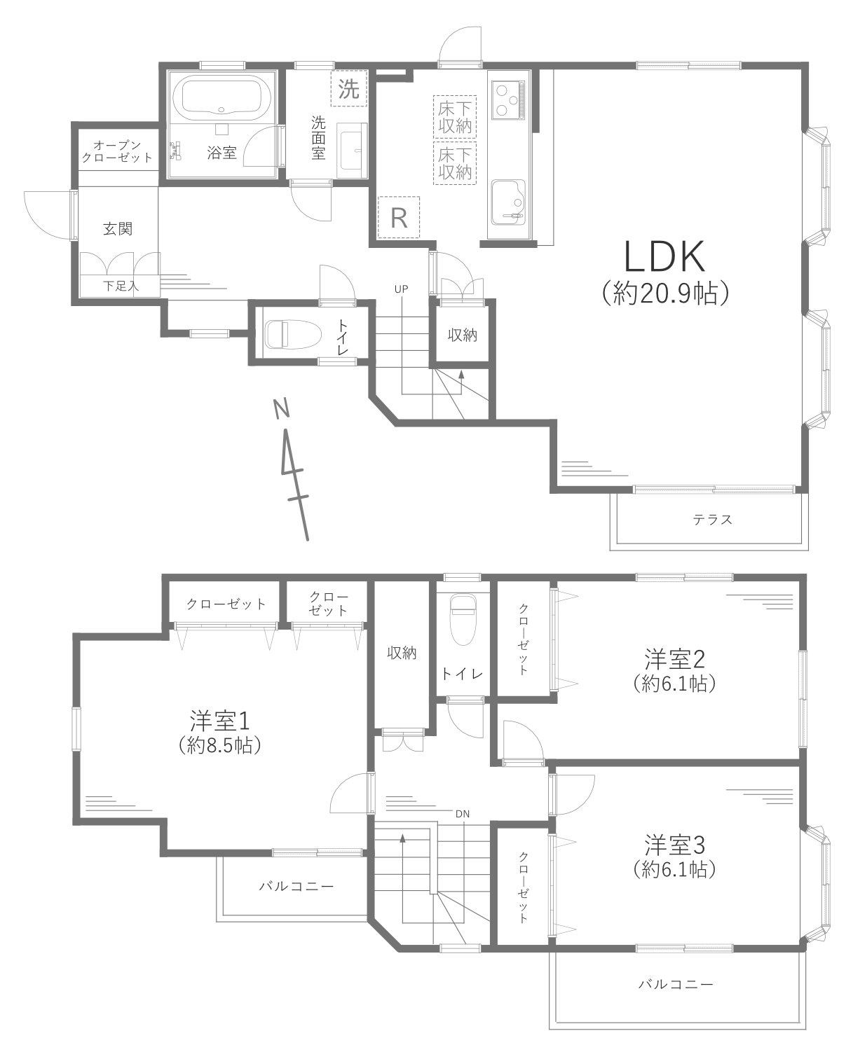 川崎市多摩区栗谷二丁目戸建