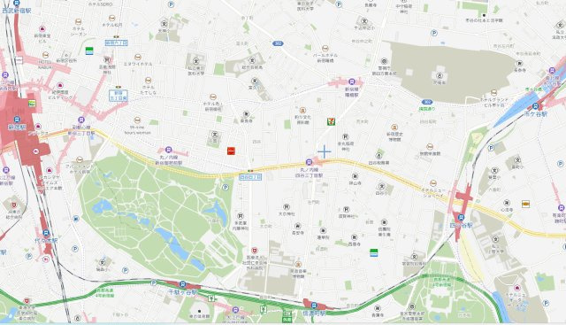 新宿区船町アルテシモレフィナの地図