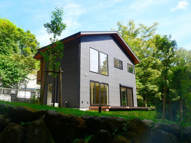 箱根町宮城野戸建の外観|おしゃれな外観です