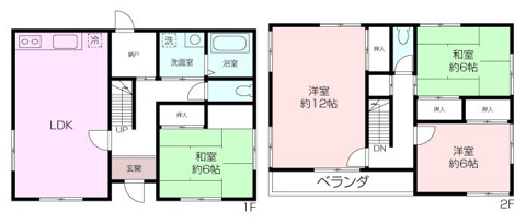 鴨居3丁目借地権付き中古戸建ての画像