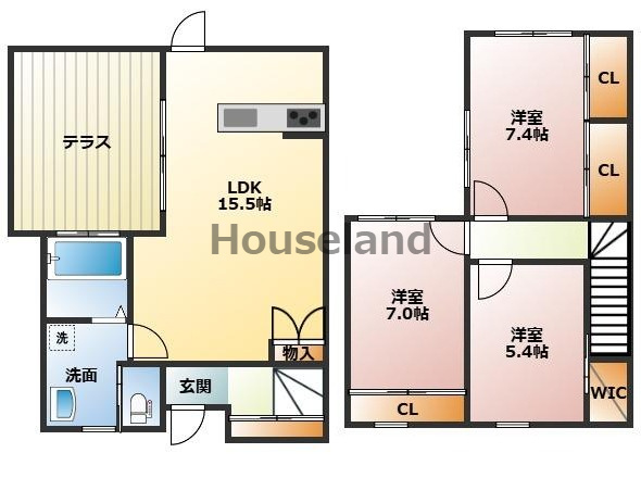 JoyシエナⅡの間取り