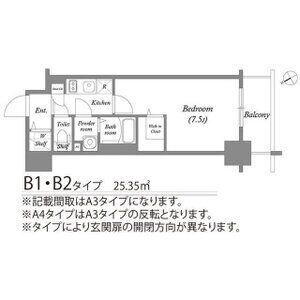 エスリード新栄プライムの間取り
