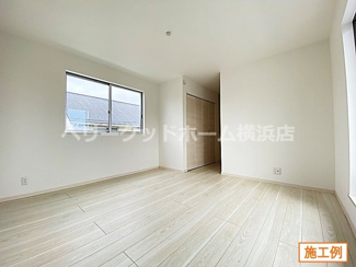 【洋室】 | 横浜市戸塚区汲沢　新築分譲住宅　全２棟　1号棟 | 施工例写真 洋室