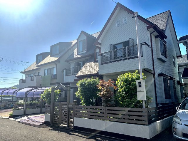 売中古戸建　静岡市清水区吉川の外観|南向きで日当たり良好です。