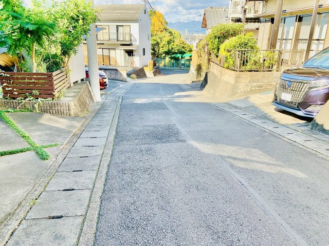 売中古戸建　静岡市駿河区池田の前面道路含む現地写真|前面道路含む現地写真です