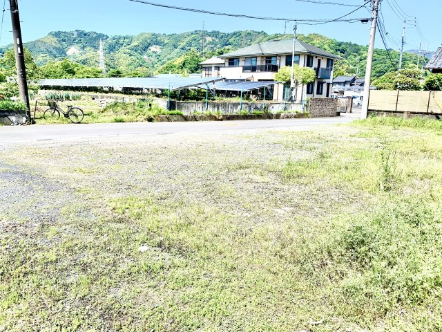 売土地　静岡市清水区大内新田の外観|駐車場や資材置き場として使用できます。