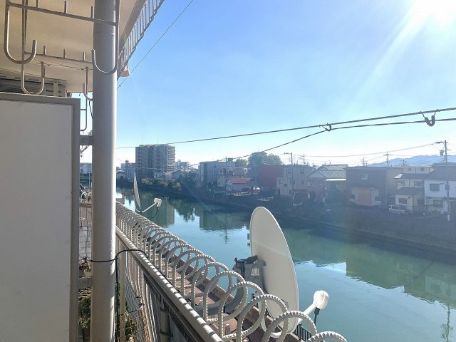 コープハイツ二の丸　清水区二の丸町の展望|バルコニーからの眺めです。遮るものがないので暖かいお日様がお部屋を照らしてくれます。