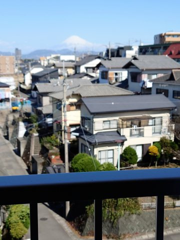 ハイコーポ池田山A棟　静岡市駿河区池田の展望|最上階だから、富士山がみえます！！