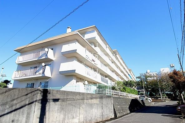 ハイコーポ池田山A棟　静岡市駿河区池田の外観|７階建ての最上階のお部屋になります。