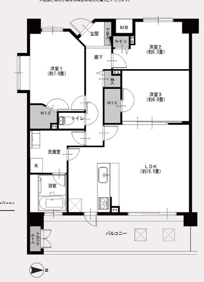 【間取り】 | クレアコート湘南辻堂