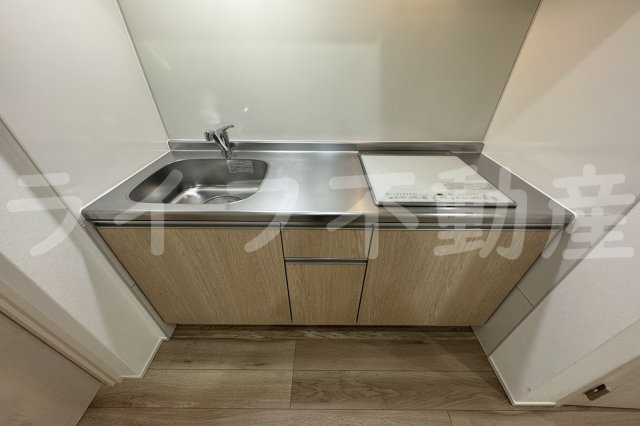 フジパレス俊徳道Ⅲ番館のキッチン|コンパクトなキッチンで掃除もラクラク