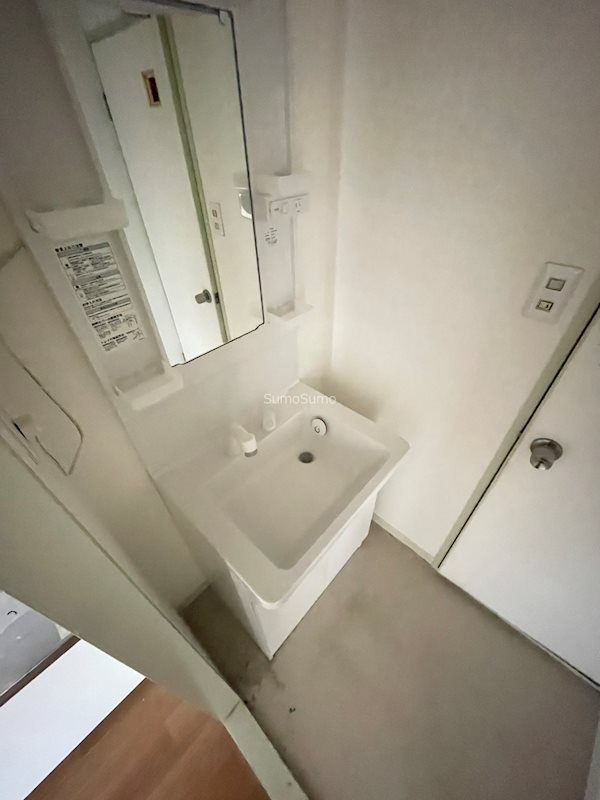 シャンクレール南堀江の洗面所