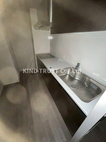 シエリアタワー大阪天満橋のキッチン|コンパクトなキッチンで掃除もラクラク