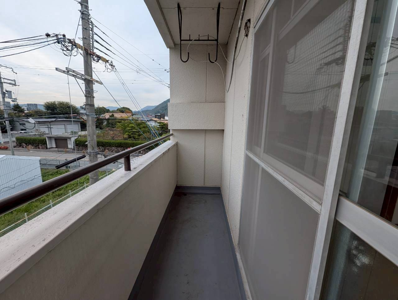 日光マンションのバルコニー