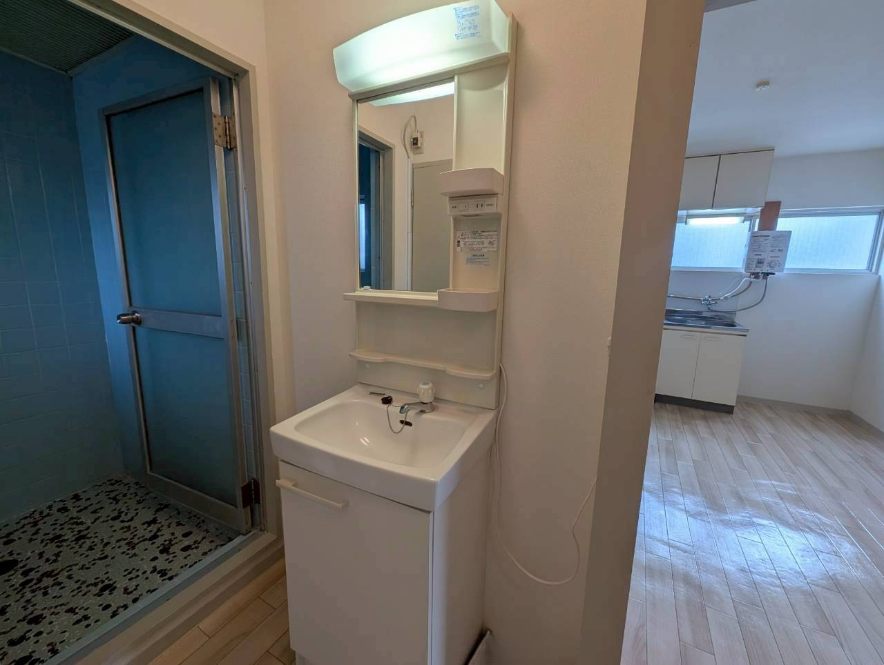 日光マンションの洗面所