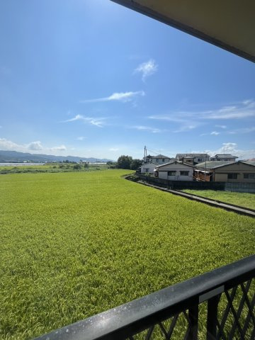 八代市大福寺町のハイツの展望