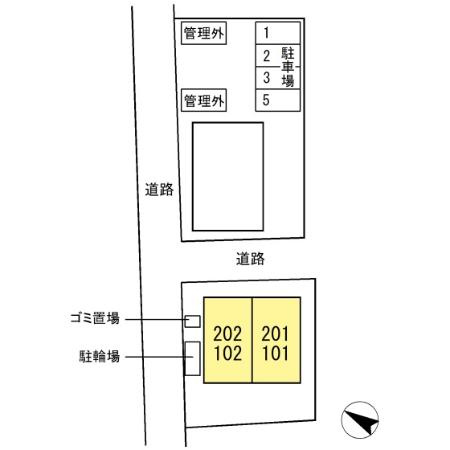 グランマームの区画図