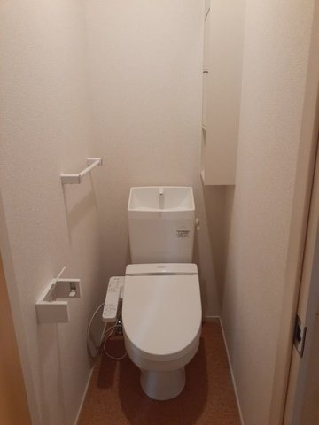 メゾン・ド・プルミエＡのトイレ|落ち着いた色調のトイレです