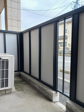 ソレアードＢのバルコニー