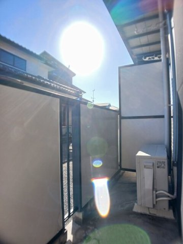 セントラルヒルズⅠのバルコニー