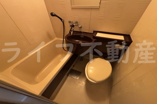 シャンスー中村の浴室|日々の疲れを癒すお風呂付です