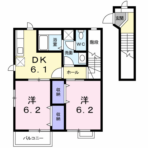 マリアージュの間取り
