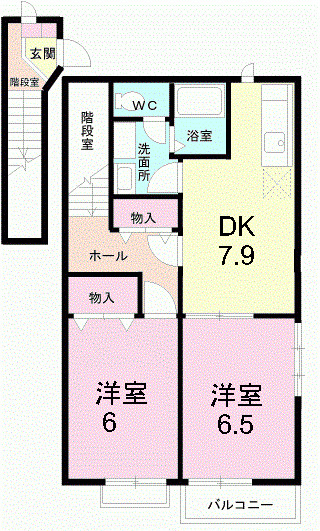 プランドールⅠの間取り