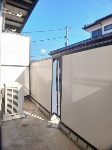 セントラルヒルズⅠのバルコニー