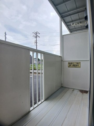 ベルハウスＡ棟のバルコニー