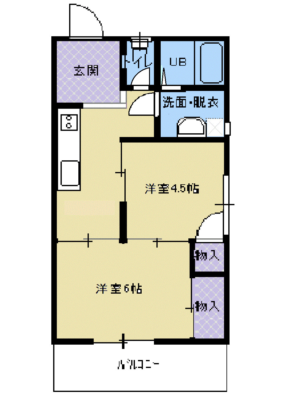アスピアＡの間取り