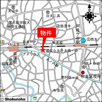 【地図】 | サンコート荻窪