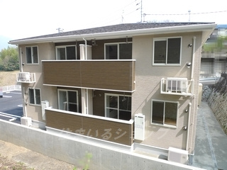 広島市安佐北区口田南４丁目のアパートの外観|バルコニー側の外観です！